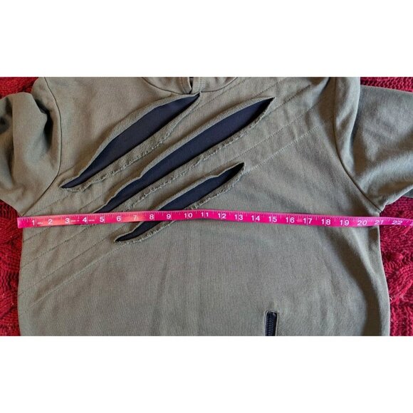 Zacard Mens Hoodie XL Gothic Grunge Steampunk Combat Goblincore Streetwear - Picture 6 of 10